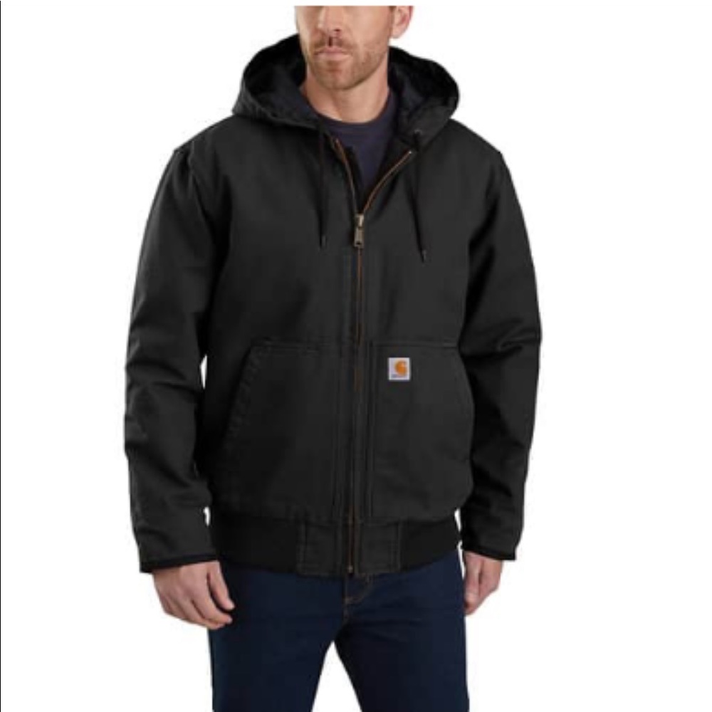 Carhartt Loose Fit Washed Duck Insulated Active Jacket Black BRAND NEW 3XL Tall